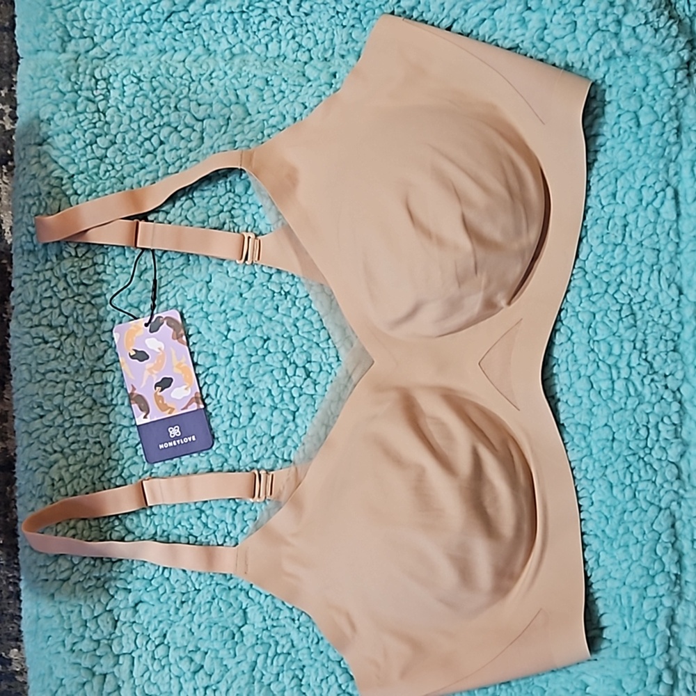 Honeylove CrossOver Bra, Color Sand